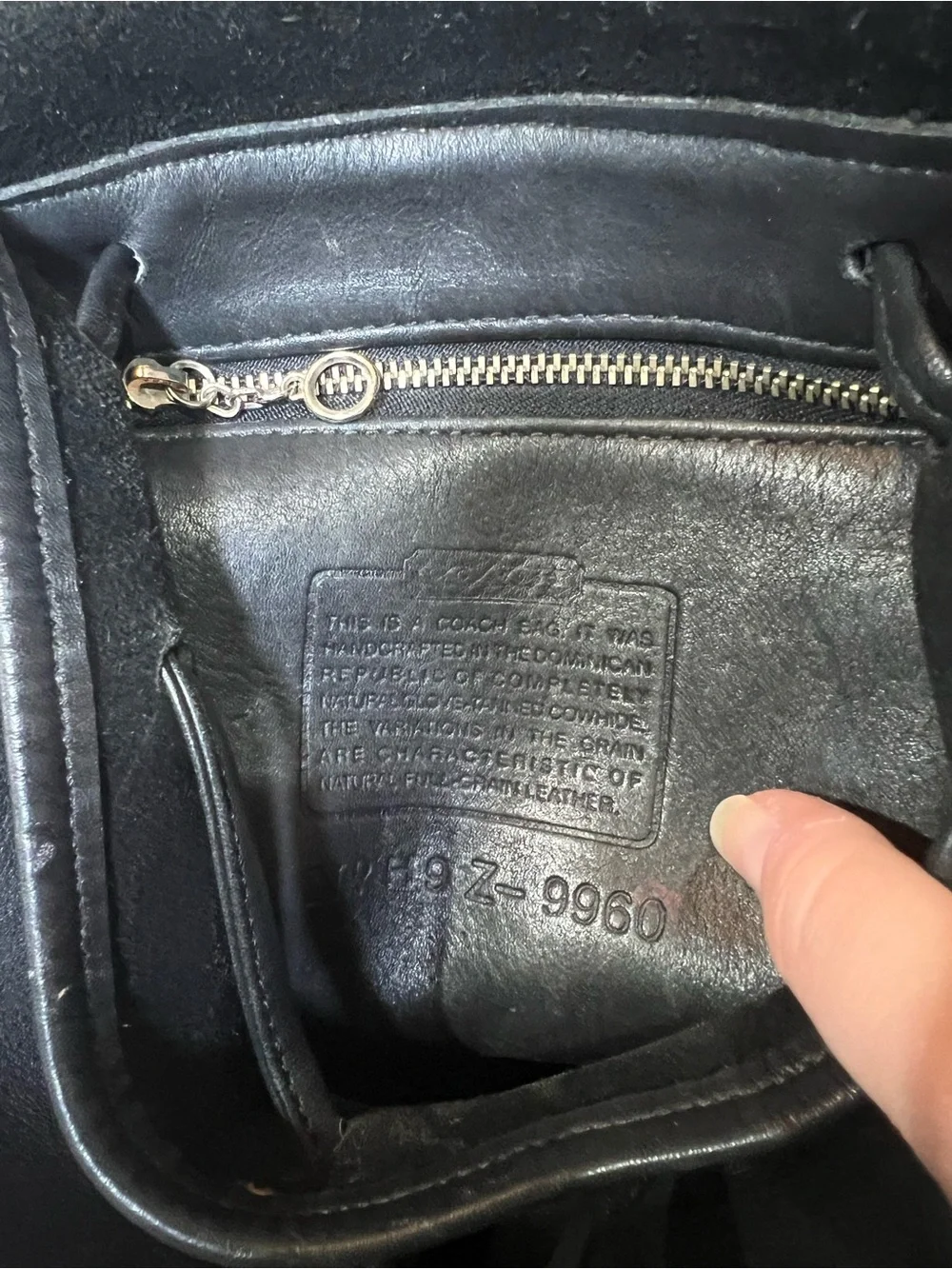 Coach 9960 Legacy Daypack with Silver Turn-Lock